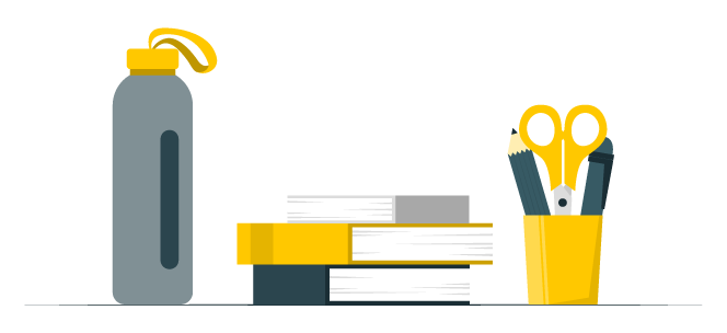 插圖-自備飲水用具及書寫文具