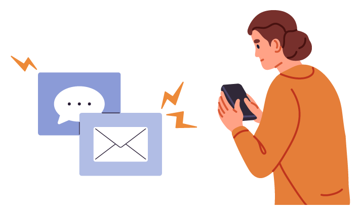 插圖-email或簡訊方式寄發確認函